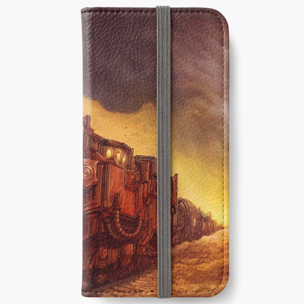 Steampunk Locomotive iPhone Wallet