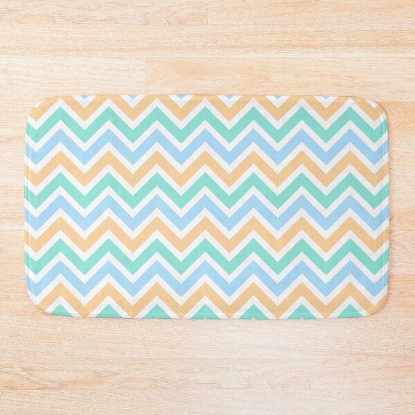 Item preview, Chevron Pattern. Pastel Orange Green Blue color designed and sold by Aetherier.