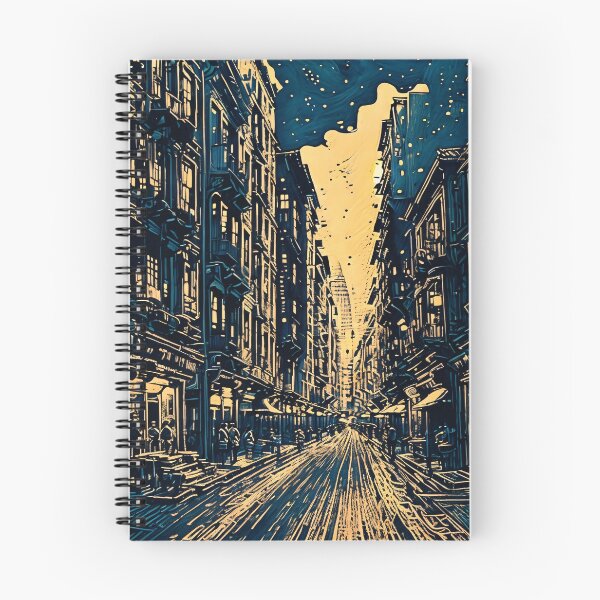 Item preview, Glimmering Evening Cityscape designed and sold by cocomikozza.