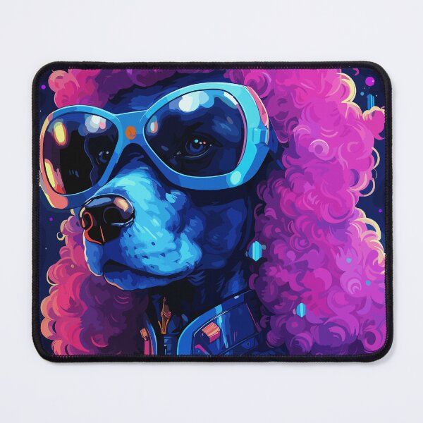 Item preview, Sci Fi Cyberpunk Poodle Dog Breed Abstract Art designed and sold by Art-Jiyuu.