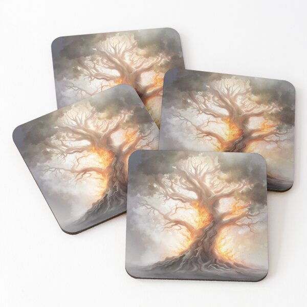 Item preview, Tree on fire from above designed and sold by melridger.
