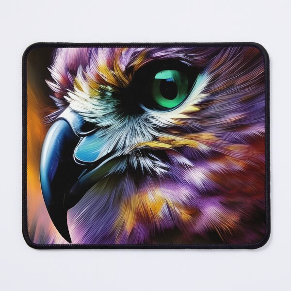 Item preview, Purple Owl, impasto, Ai Generated Art  designed and sold by ACC .