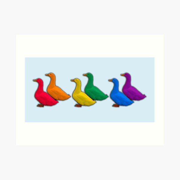 Queer Ducks Art Print