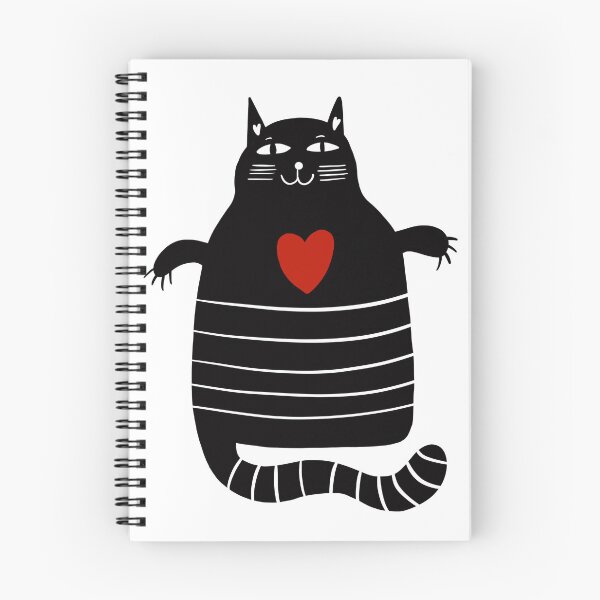 Item preview, Black Cat Red Heart designed and sold by Anastasia-May.
