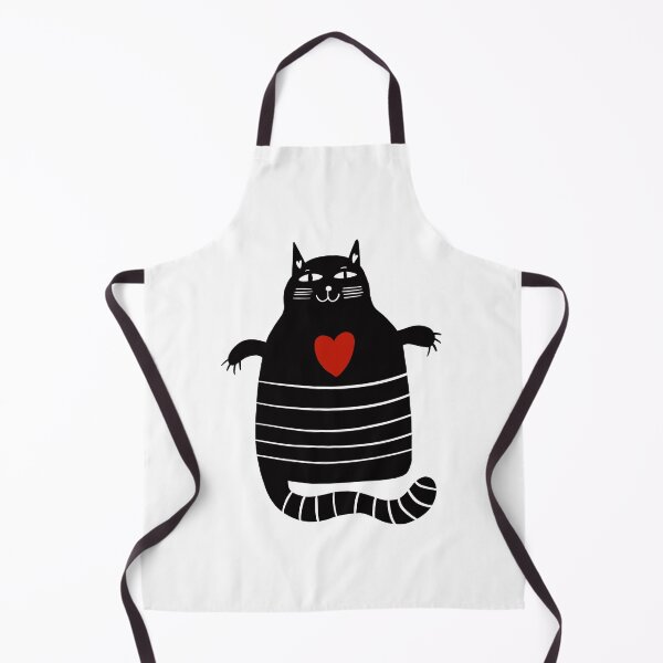 Item preview, Black Cat Red Heart designed and sold by Anastasia-May.