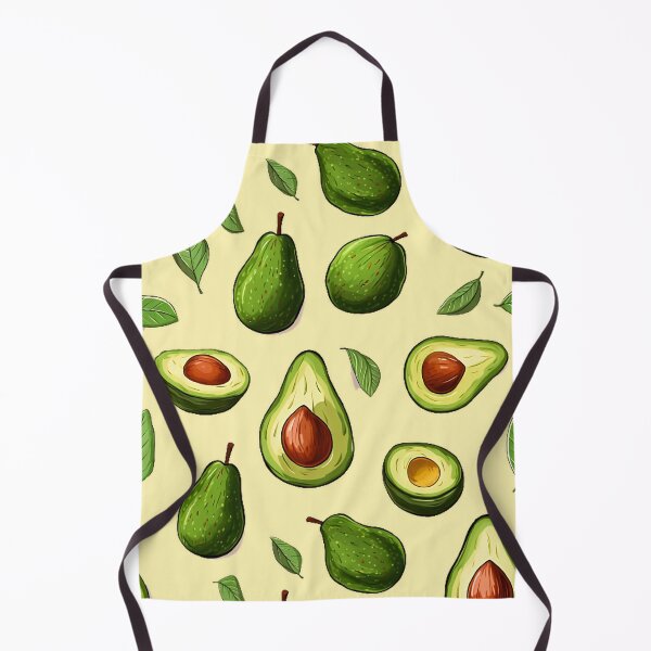 Item preview, Avocados and leaves pattern designed and sold by DreamscapePixel.