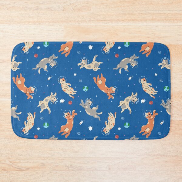 Item preview, cute cats in space designed and sold by burbura.