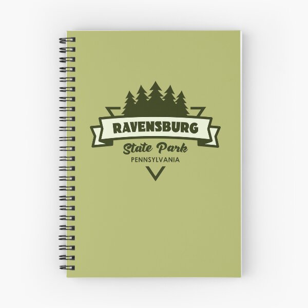 Item preview, Ravensburg State Park Pennsylvania Trees And Ribbon designed and sold by bivenart.