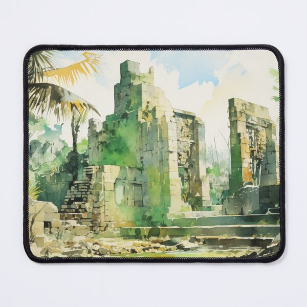Item preview, Ancient ruin in the tropical forest designed and sold by isBotStore.