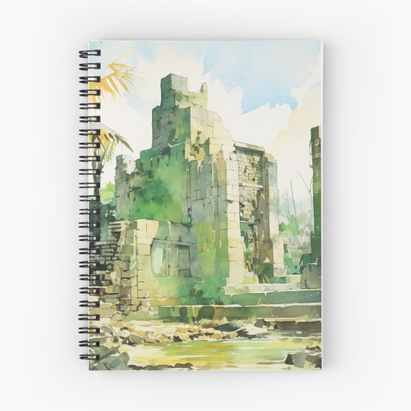 Item preview, Ancient ruin in the tropical forest designed and sold by isBotStore.