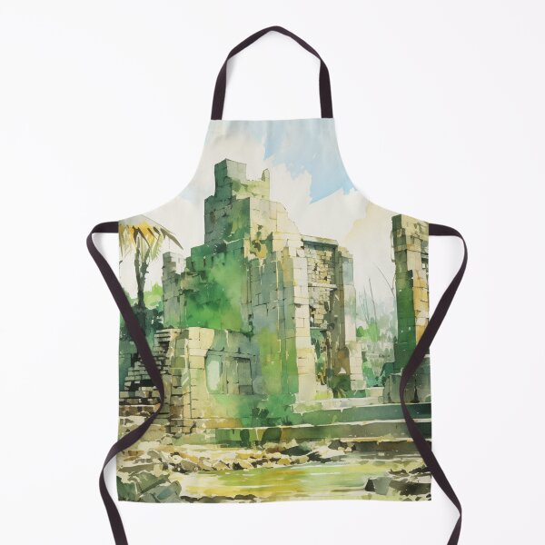 Item preview, Ancient ruin in the tropical forest designed and sold by isBotStore.