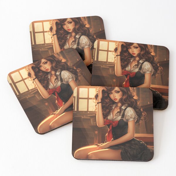 Item preview, A Vintage Pin Up Anime Girl designed and sold by GoodOldVintage.