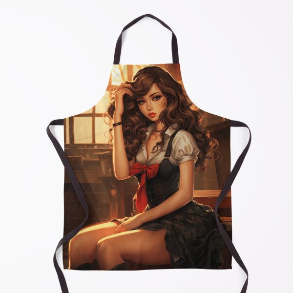 Item preview, A Vintage Pin Up Anime Girl designed and sold by GoodOldVintage.