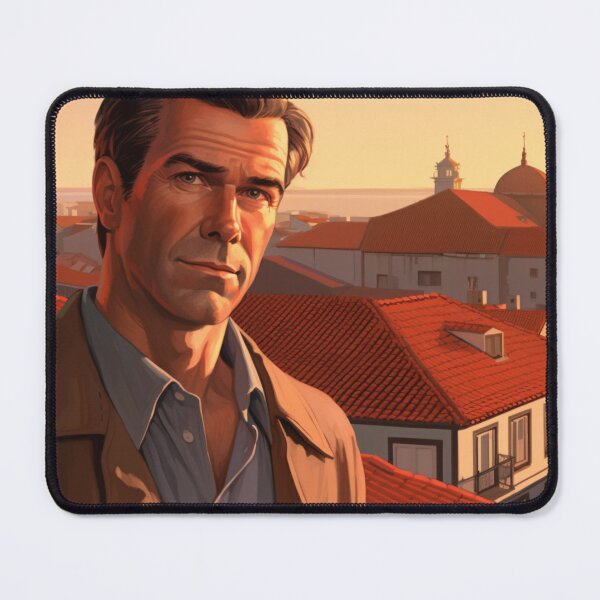 Item preview, A man in front a city designed and sold by isBotStore.
