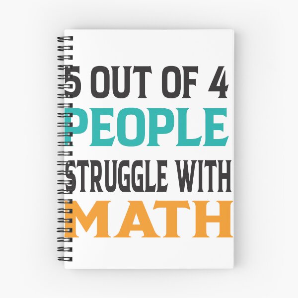Item preview, funny 5 out of 4 people struggle with math designed and sold by Alomoshop.