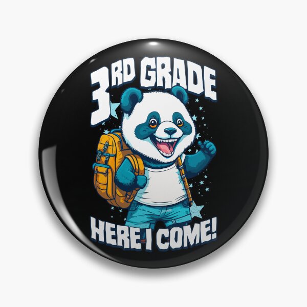 Item preview, 3rd Grade Here I Come Back To First Day Of School Panda designed and sold by GrandeDuc.