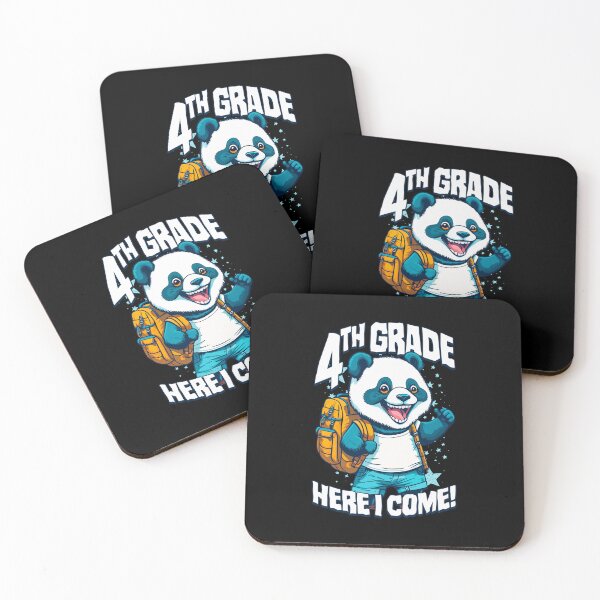 Item preview, 4th Grade Here I Come Back To First Day Of School Panda designed and sold by GrandeDuc.