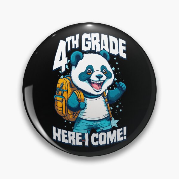 Item preview, 4th Grade Here I Come Back To First Day Of School Panda designed and sold by GrandeDuc.