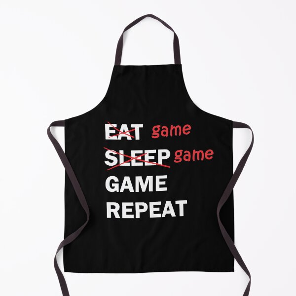 Item preview, eat sleep game repeat designed and sold by RatFarm.