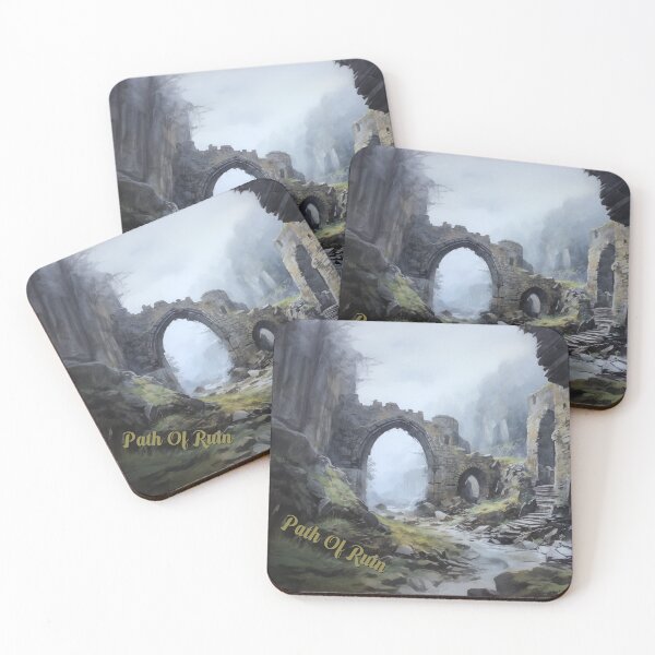 Item preview, Path Of Ruin - Digital Watercolour Style Liminal Abandoned Space designed and sold by liminal-concept.