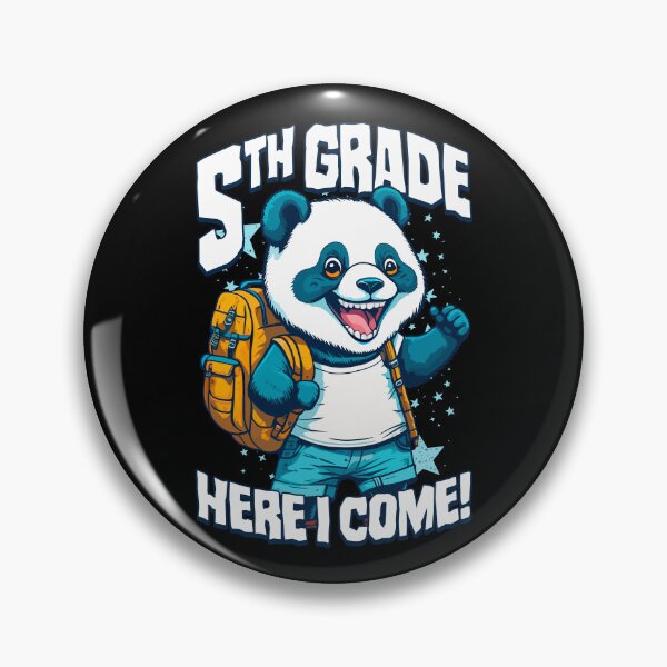 Item preview, 5th Grade Here I Come Back To First Day Of School Panda designed and sold by GrandeDuc.