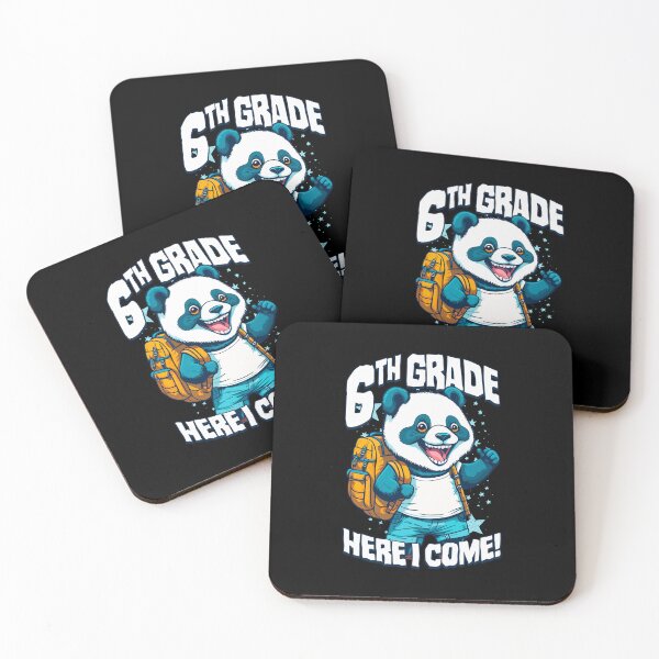 Item preview, 6th Grade Here I Come Back To First Day Of School Panda designed and sold by GrandeDuc.