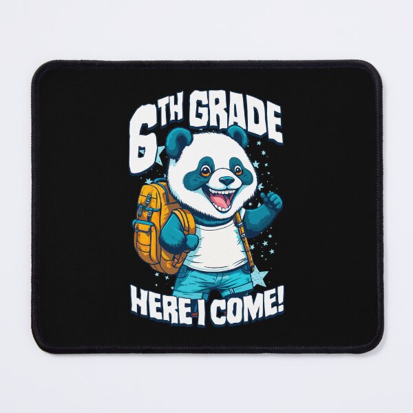Item preview, 6th Grade Here I Come Back To First Day Of School Panda designed and sold by GrandeDuc.