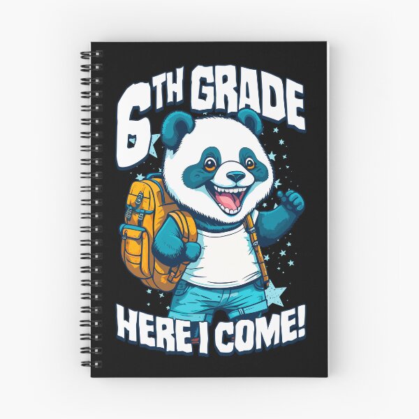 Item preview, 6th Grade Here I Come Back To First Day Of School Panda designed and sold by GrandeDuc.