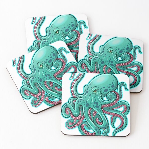 Item preview, Amazing Giant Green Octopus designed and sold by AdaRan.