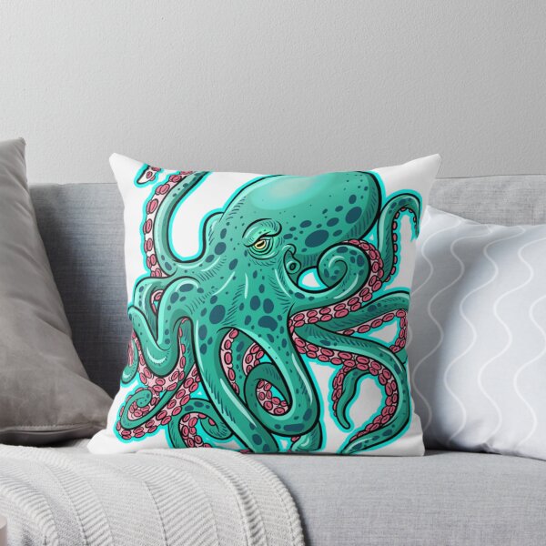 Item preview, Amazing Giant Green Octopus designed and sold by AdaRan.