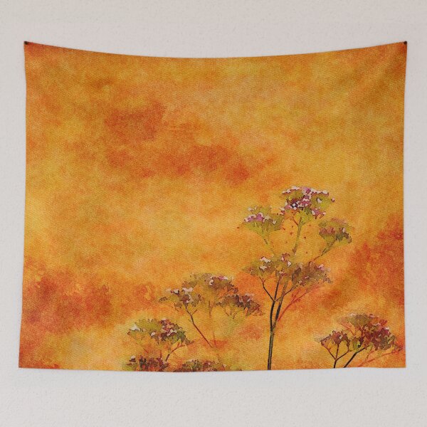 Item preview, Lively elegance: Valerian watercolor painting designed and sold by Patricia Piotrak.