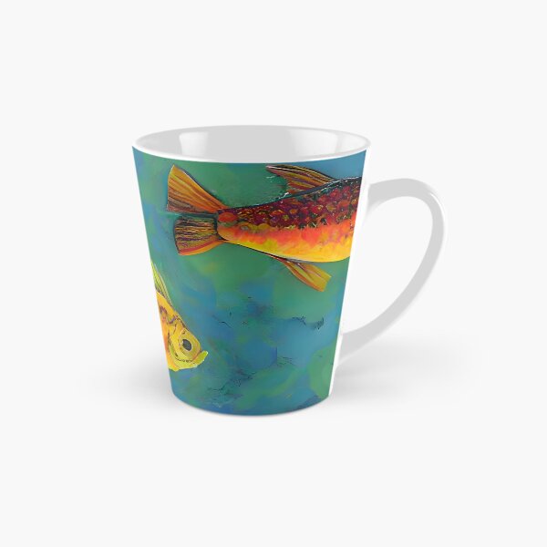 Item preview, Mediterranean bright swimming fish painting  designed and sold by cali99.