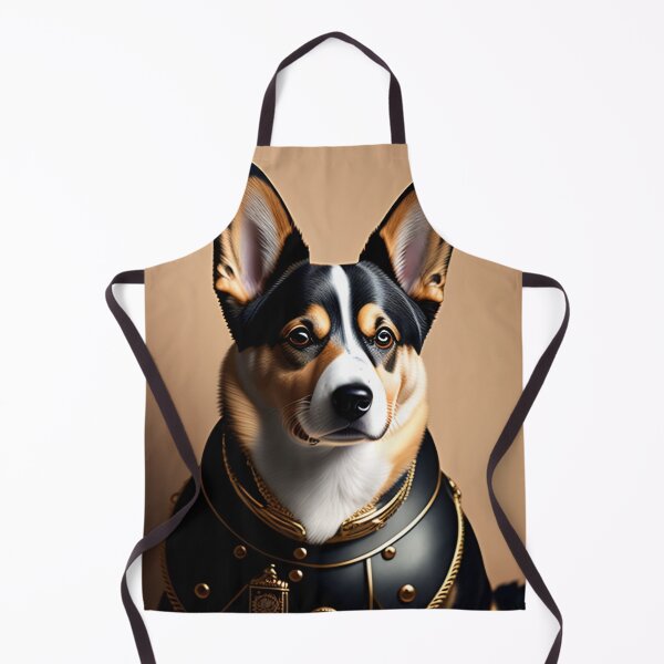 Item preview, Steampunk Corgi - Retro Futuristic Dog Art Print designed and sold by Akira Miyamoto.