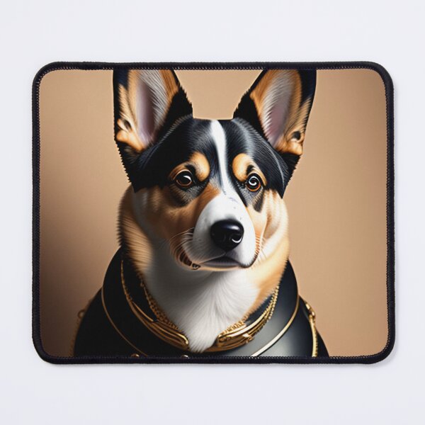 Item preview, Steampunk Corgi - Retro Futuristic Dog Art Print designed and sold by Akira Miyamoto.