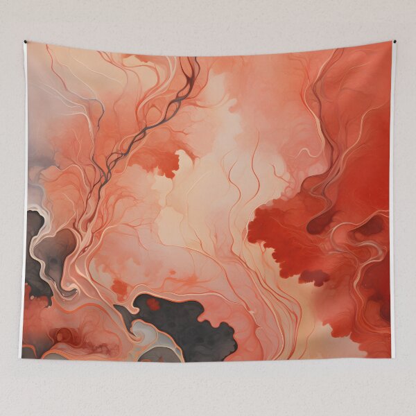 Item preview, Simple Ebru Abstract Art designed and sold by Maxouniverse.