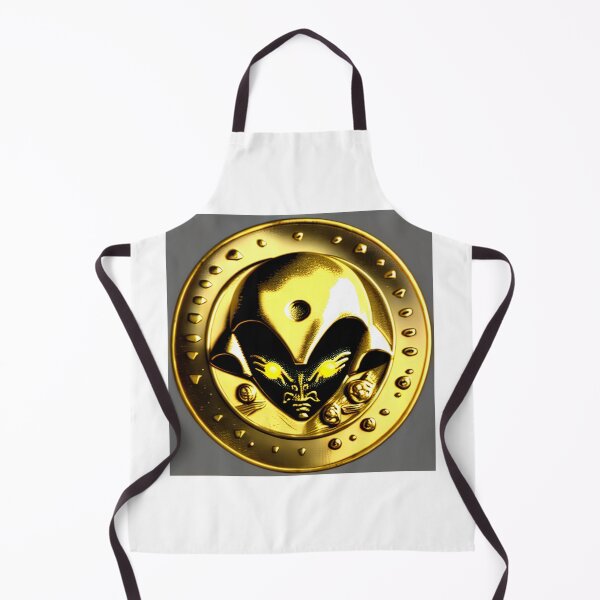 Item preview, an-alien-coin-from-year-3010-with-an-alien-on-it-made-of-gold-very-old-663075112 (6) designed and sold by tileartwork.
