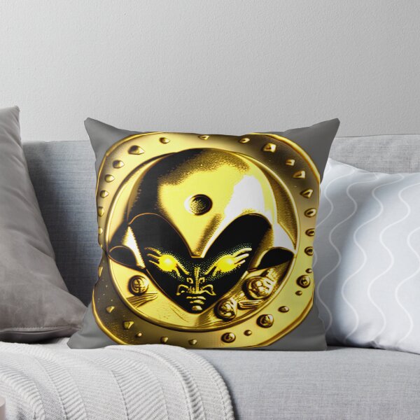 Item preview, an-alien-coin-from-year-3010-with-an-alien-on-it-made-of-gold-very-old-663075112 (6) designed and sold by tileartwork.