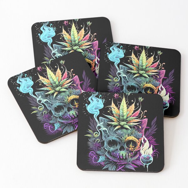 Item preview, Trippy Cat Skull Pineapple Alchemist designed and sold by MindWave THC.