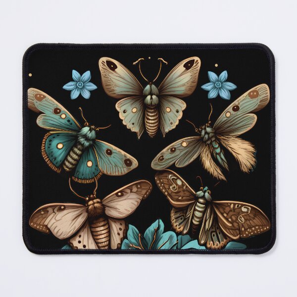 Item preview, Enchanting Cottagecore Moths - Ethereal Nature Art designed and sold by Shegohi.