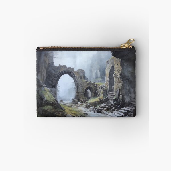 Item preview, Path Of Ruin - Digital Watercolour Style, Liminal Abandoned Space - Uncaptioned designed and sold by liminal-concept.