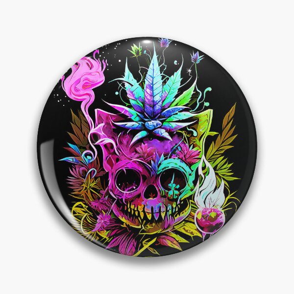 Item preview, Trippy Cat Skull Pineapple Alchemist designed and sold by MindWave THC.