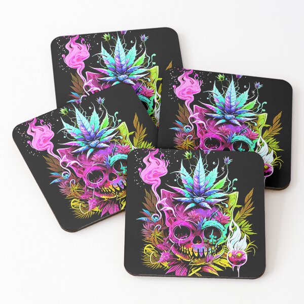 Item preview, Trippy Cat Skull Pineapple Alchemist designed and sold by MindWave THC.
