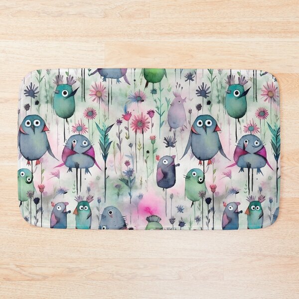 Item preview, Birds and Flowers Pattern. designed and sold by Popote Madame.