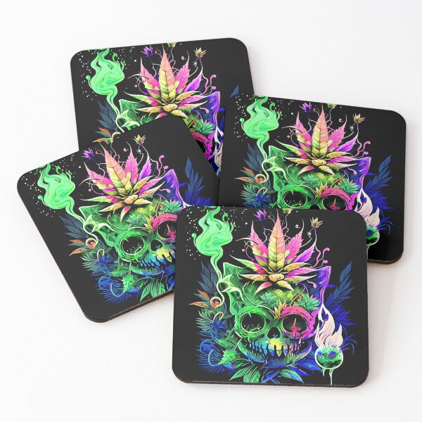 Item preview, Trippy Cat Skull Pineapple Alchemist designed and sold by MindWave THC.