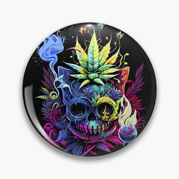 Item preview, Trippy Cat Skull Pineapple Alchemist designed and sold by MindWave THC.