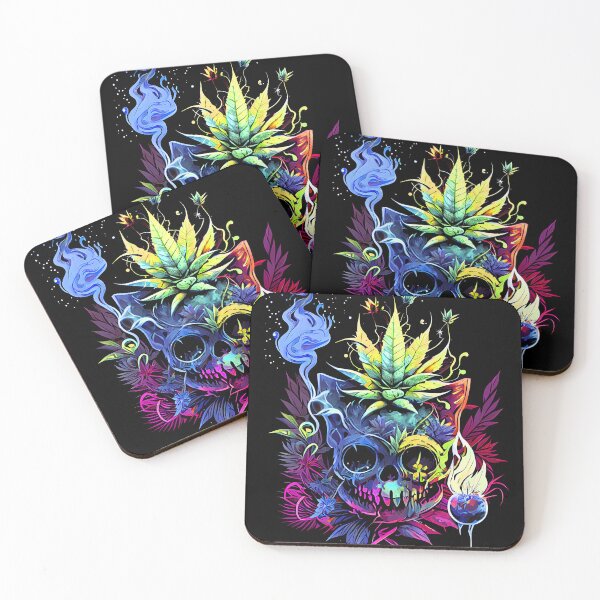 Item preview, Trippy Cat Skull Pineapple Alchemist designed and sold by MindWave THC.