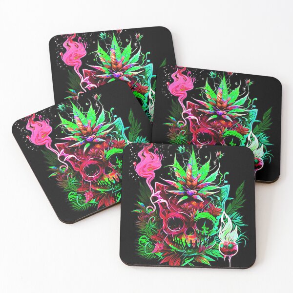 Item preview, Trippy Cat Skull Pineapple Alchemist designed and sold by MindWave THC.