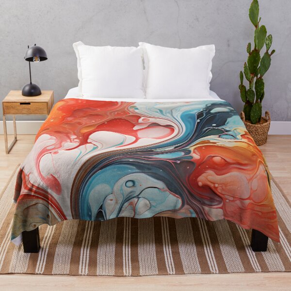 Item preview, Simple Ebru Abstract Art 3 designed and sold by Maxouniverse.