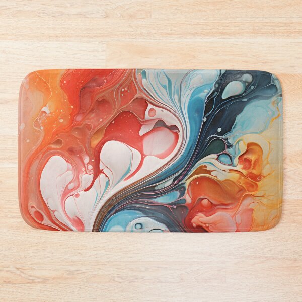 Item preview, Simple Ebru Abstract Art 3 designed and sold by Maxouniverse.