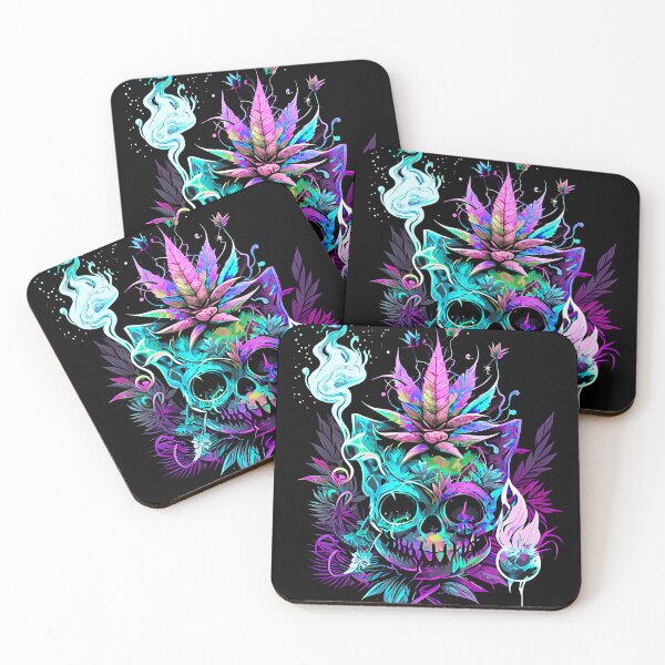 Item preview, Trippy Cat Skull Pineapple Alchemist designed and sold by MindWave THC.